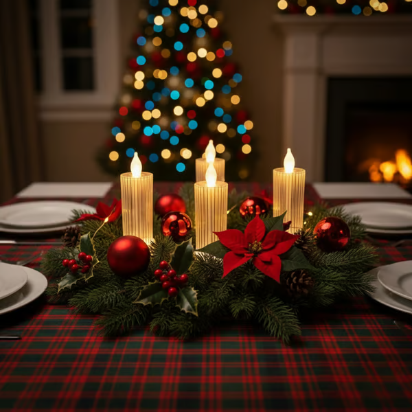🔥 LAST DAY 50% OFF 🕯️ LED Crystal Candle Lights（4pcs in 1 set）