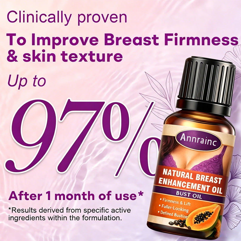 Annranic® Natural Breast Enhancement Oil for Lift & Firming– Improve Elasticity & Shape