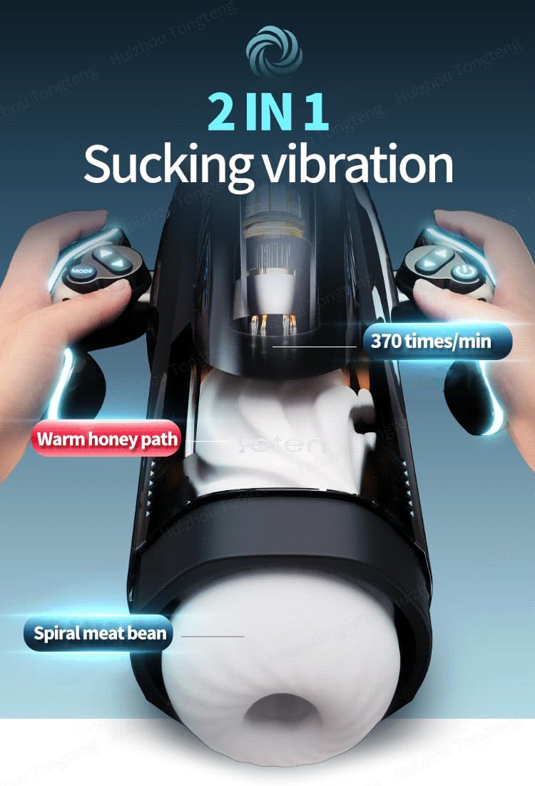 ANNRANIC High-end Stroker 10 Sucking Thrusting 5 Speeds Heating Masturbator