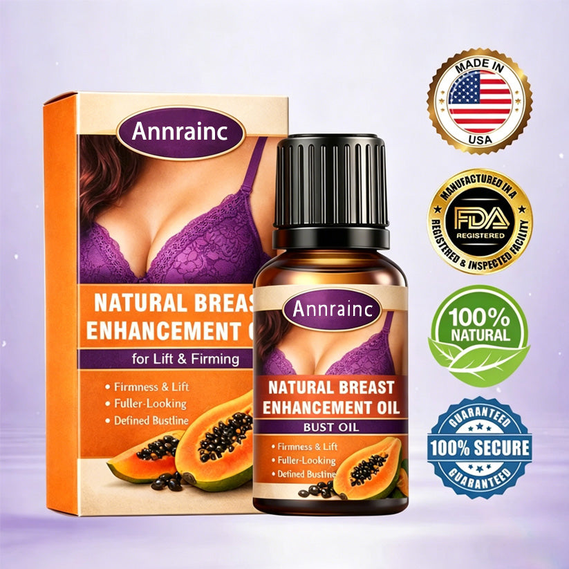 Annranic® Natural Breast Enhancement Oil for Lift & Firming– Improve Elasticity & Shape