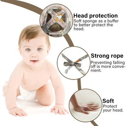 Baby Fall Protection Helmet – Absorbs Drop Impact, Ultra-Soft & Comfortable
