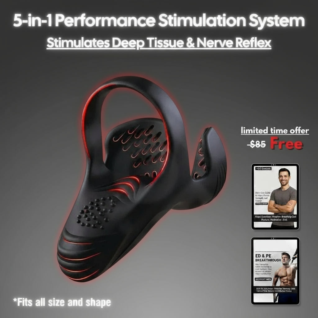 ANNRANIC™ Vibrating Electric Male Masturbation Lock Ring (Rechargeable) 🎉 10% OFF First Order | 💥 Save Up to 30% When You Buy More 🛒 2nd Item 50% OFF | 🎁 Mystery Gift Included 🚚 Free Shipping — Order Now