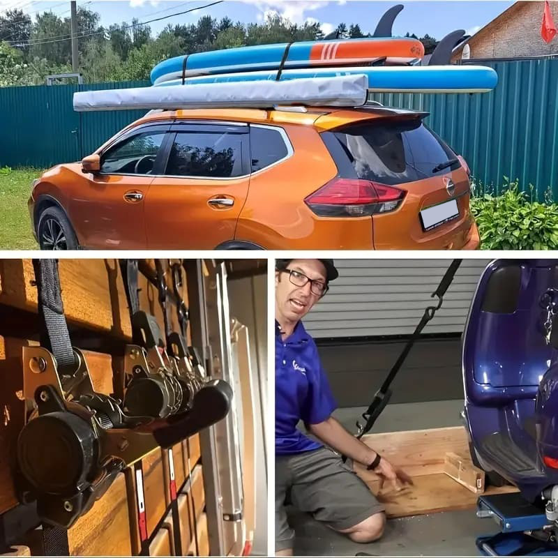 🎁 Limited Time – Upgraded 2025 Retractable Ratchet Strap (Perfect Gift for Men💙)